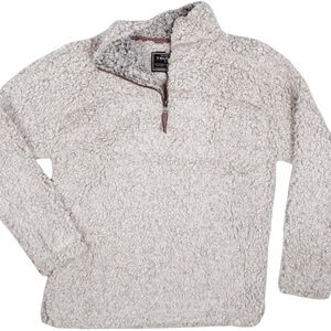 True Grit Men's Cream Zip-Up Sweater